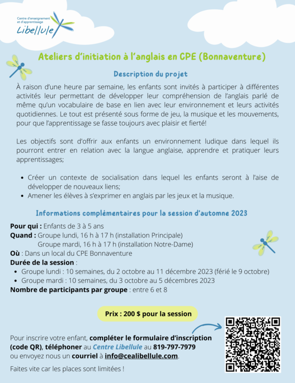 Ateliers d'éveil linguistique en garderie – Image 2